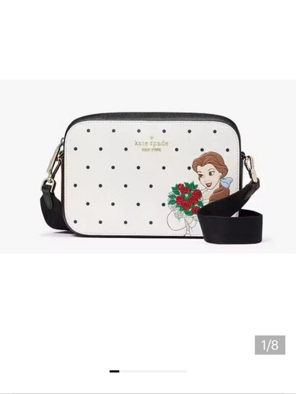 Disney x Kate Spade Beauty And The Beast Camera Bag NEW
